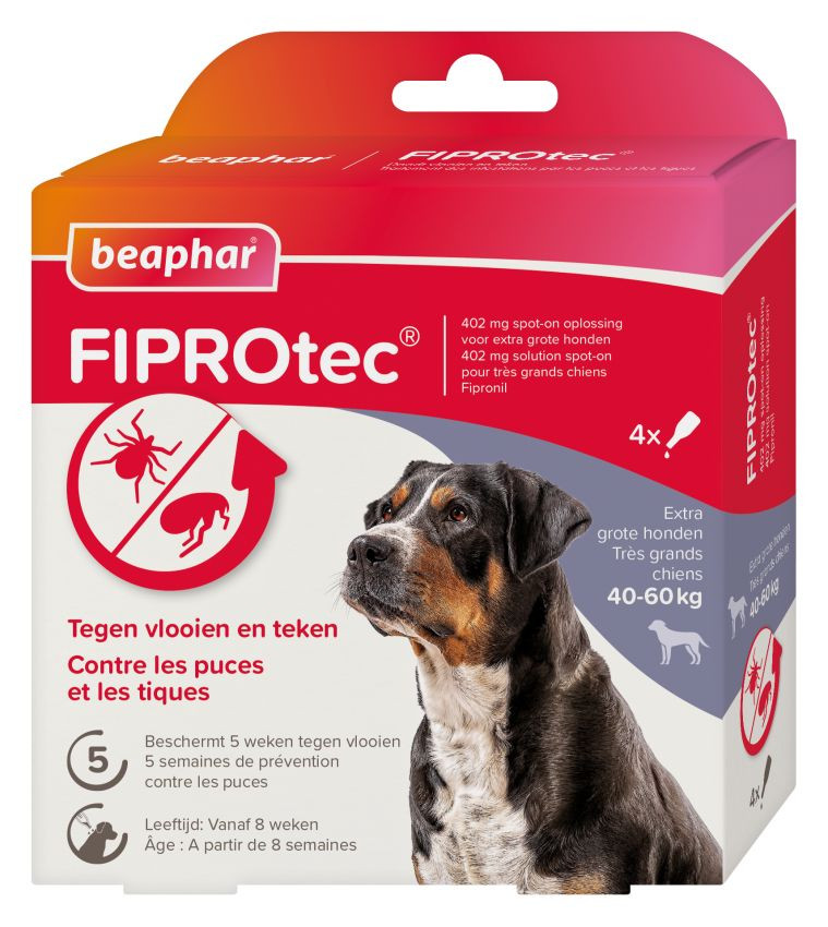 Beaphar Fiprotec Spot-on Flohmittel für den Hund (40 - 60 kg)