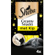 Sheba Creamy Snacks mit Huhn Katzensnack (4 Stück)