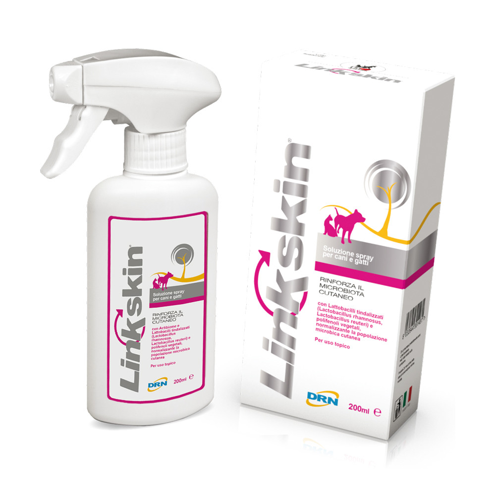 Linkskin spray voor hond en kat