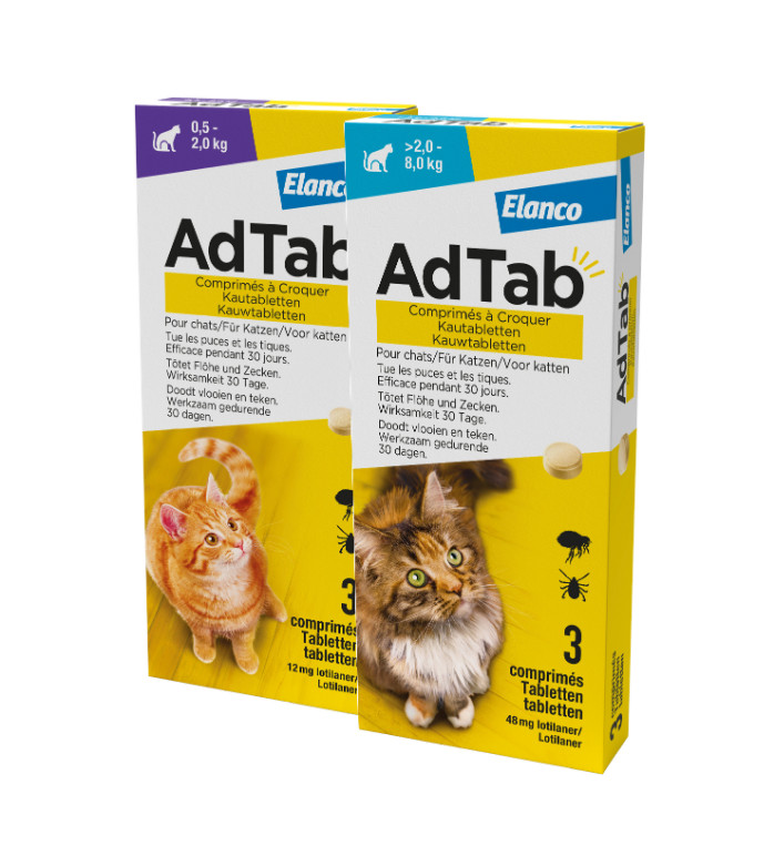 AdTab kauwtabletten voor de kat