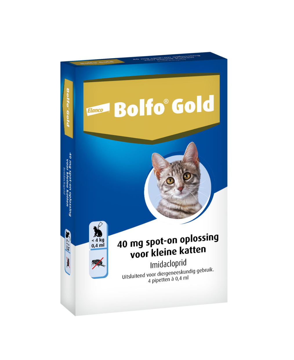 Bolfo Gold 40 kat vlooiendruppels