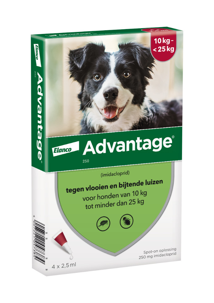 Advantage Nr. 250, vlooienmiddel voor honden