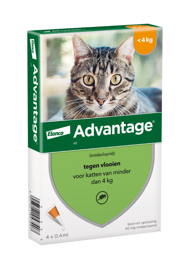 Advantage Nr. 40, Vlooienmiddel voor katten