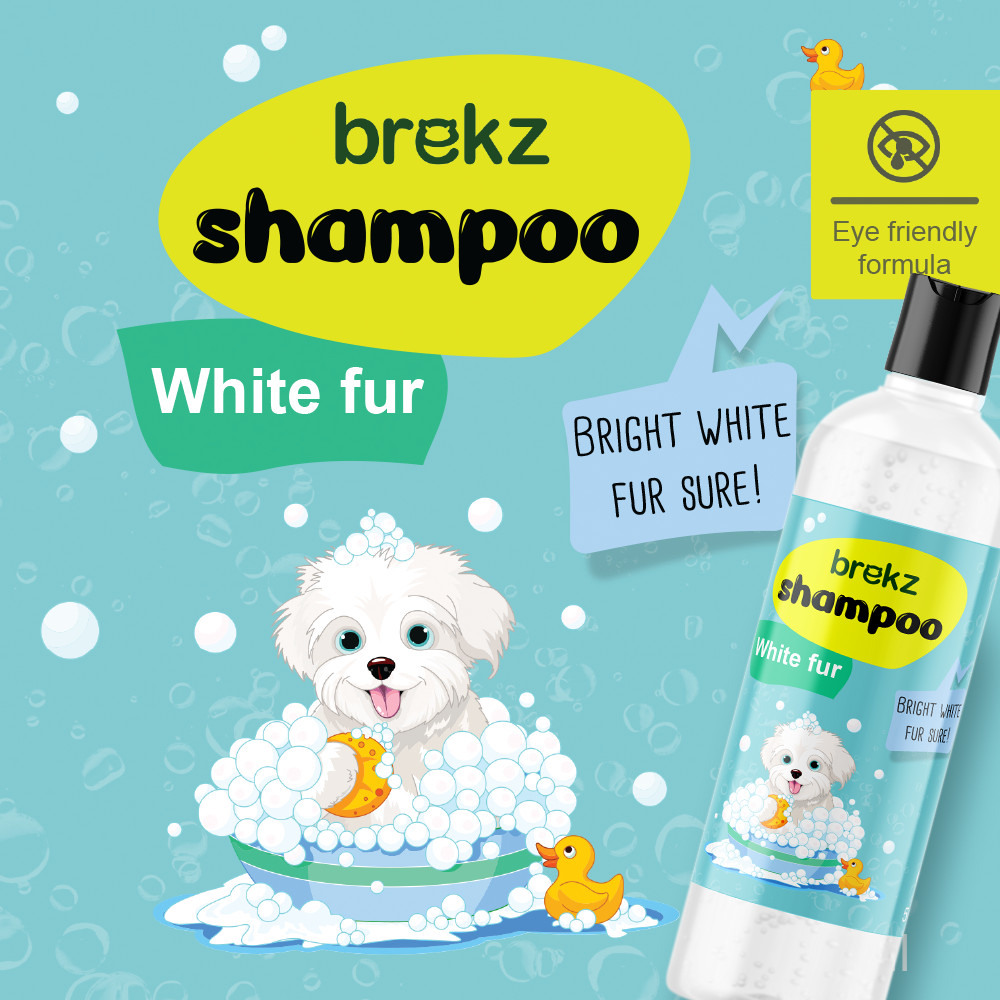 Brekz hondenshampoo voor witte vacht