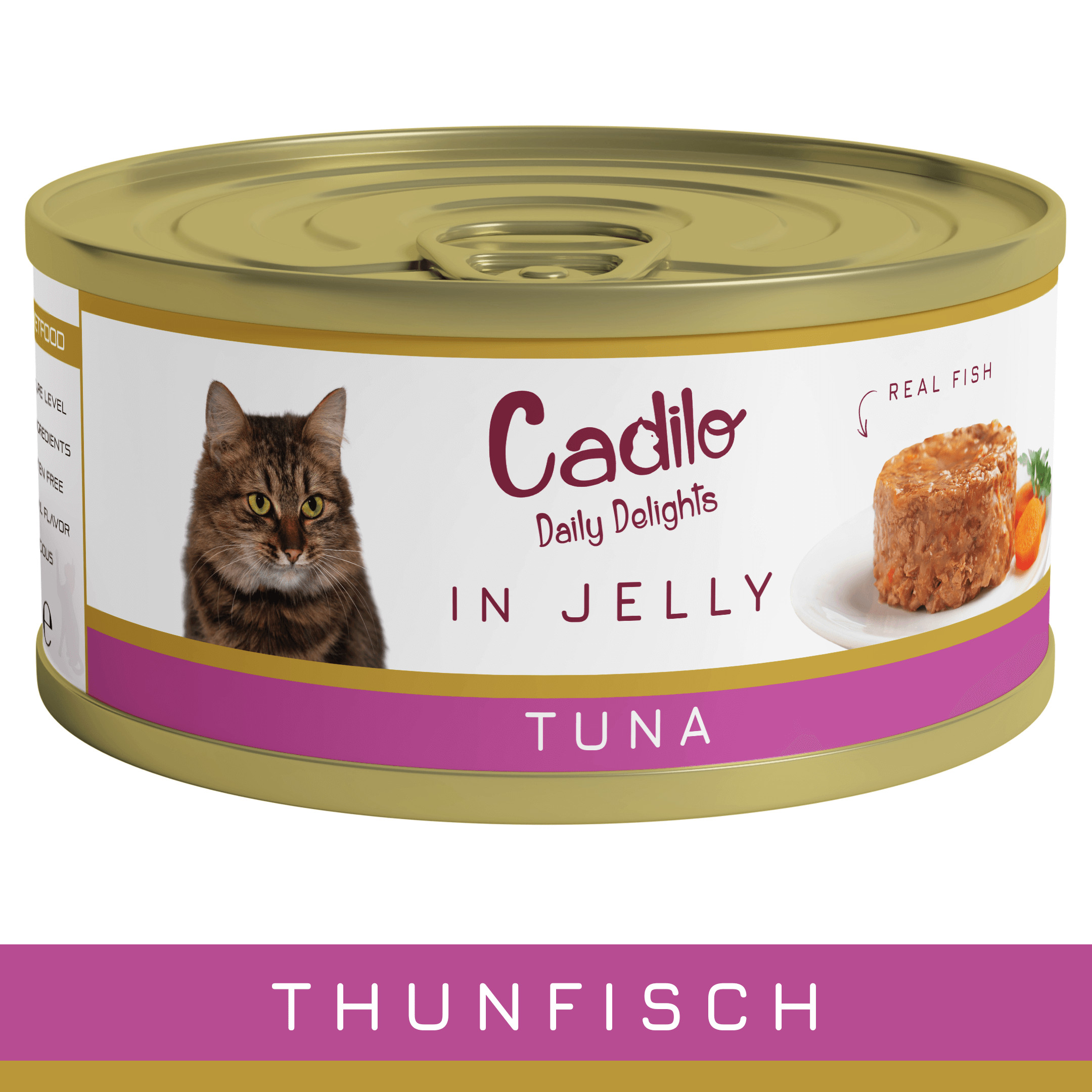 Cadilo tonijn in gelei natvoer kat (70 g)