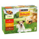 Purina Bonzo (Friskies) mit Rind, Huhn, Lamm in Gelee Mahlzeitbeutel Nassfutter Hund