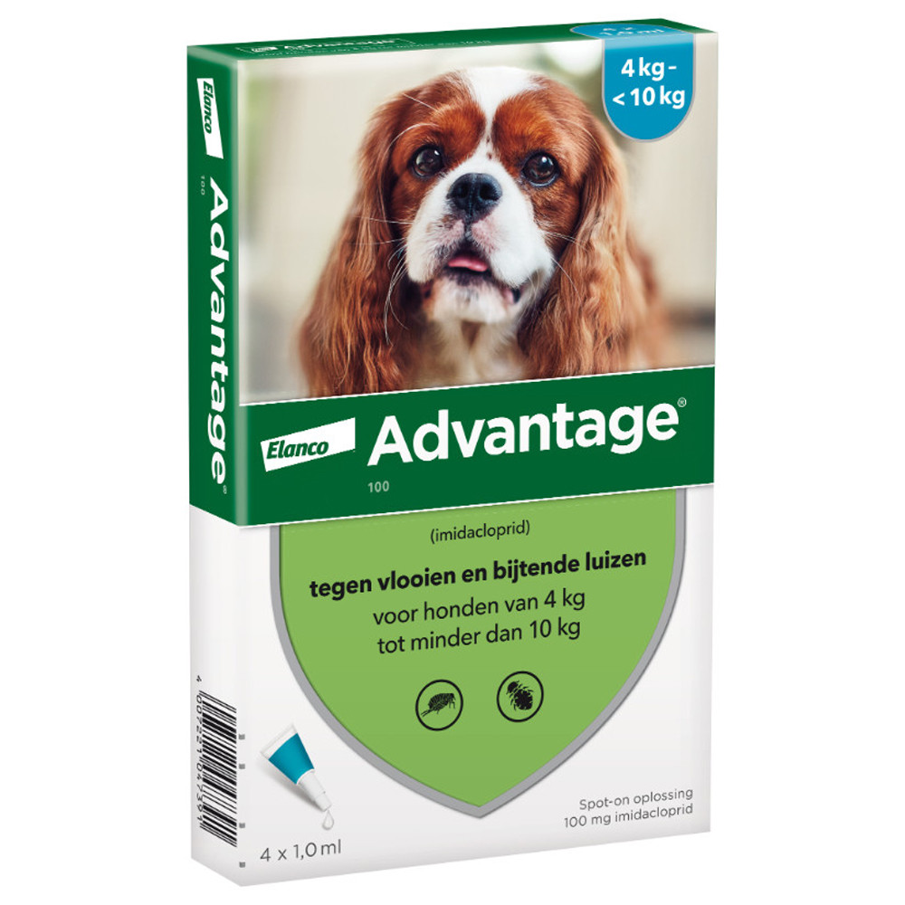 Advantage Nr. 100 Flohmittel (4 bis 10 kg) Hund