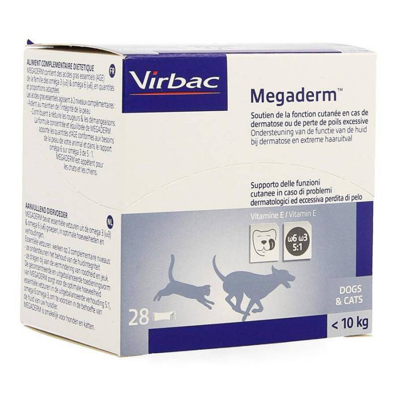 Virbac Megaderm Monodosering - hond & kat tot 10 kg