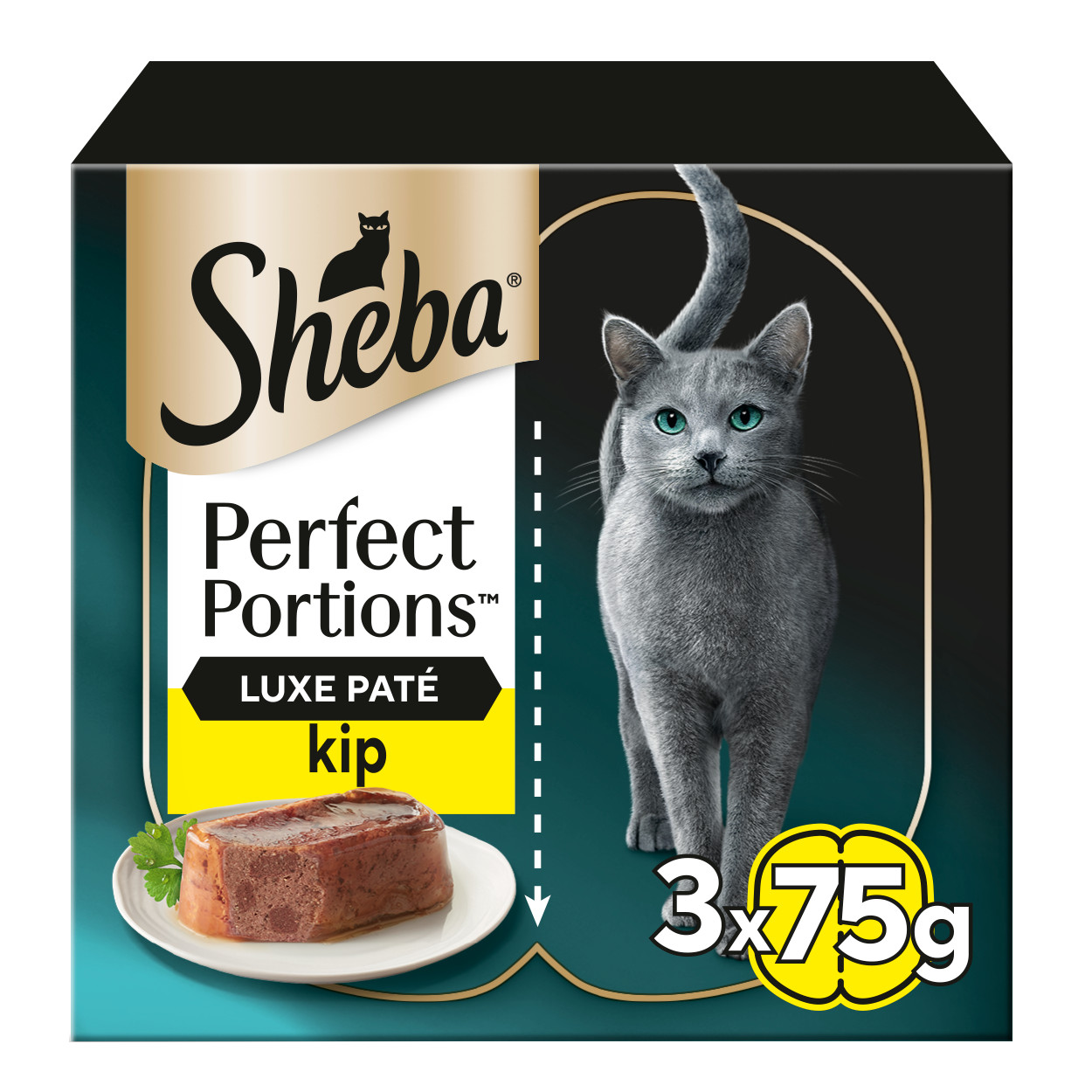 Sheba Perfect Portions Paté met Kip Kattenvoer